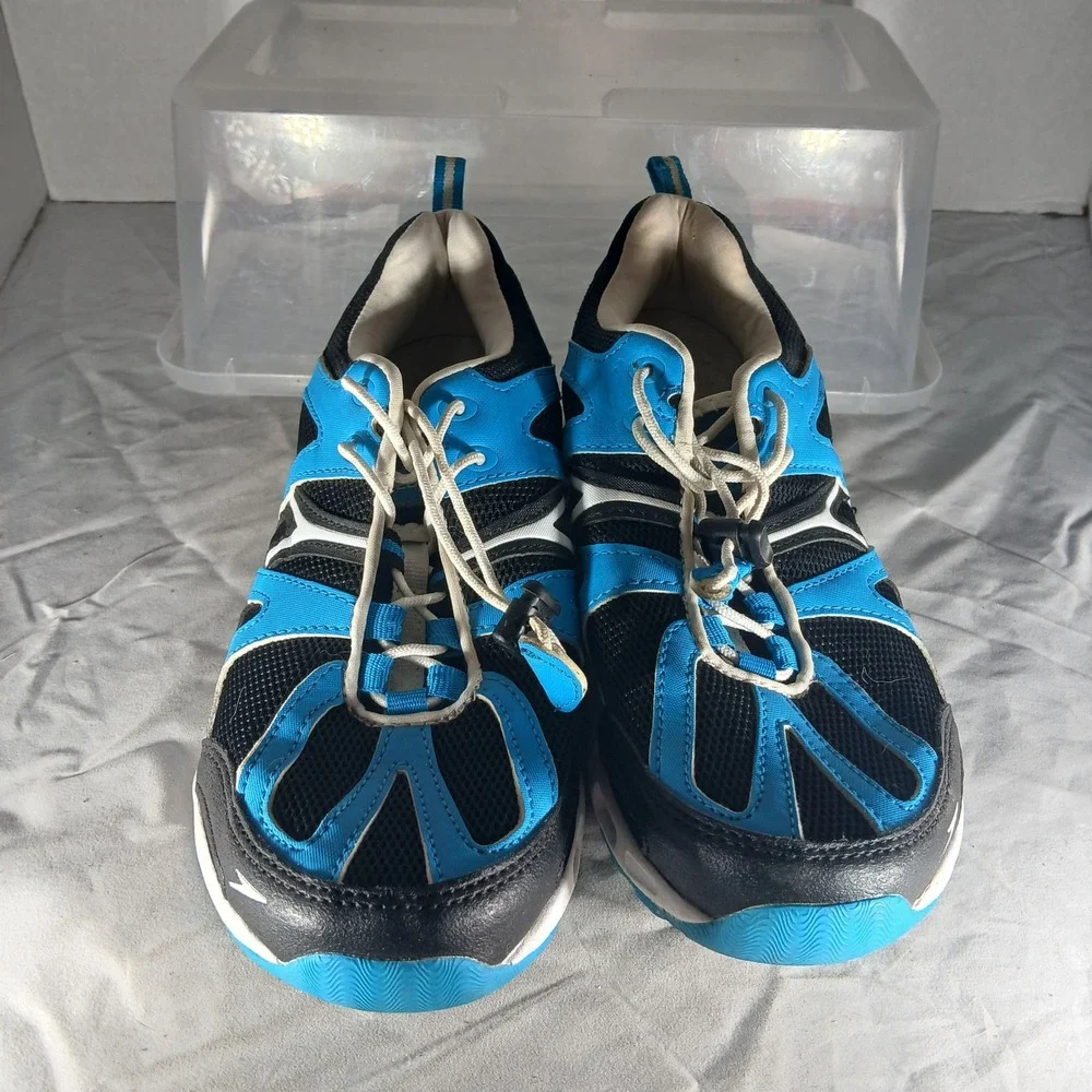 Speedo Water Shoes Aqua Shoes Aqua Socks Blue Black Athletic‎ Mens Size 9